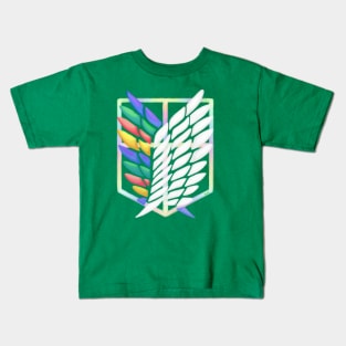 colors of freedom (back design) Kids T-Shirt